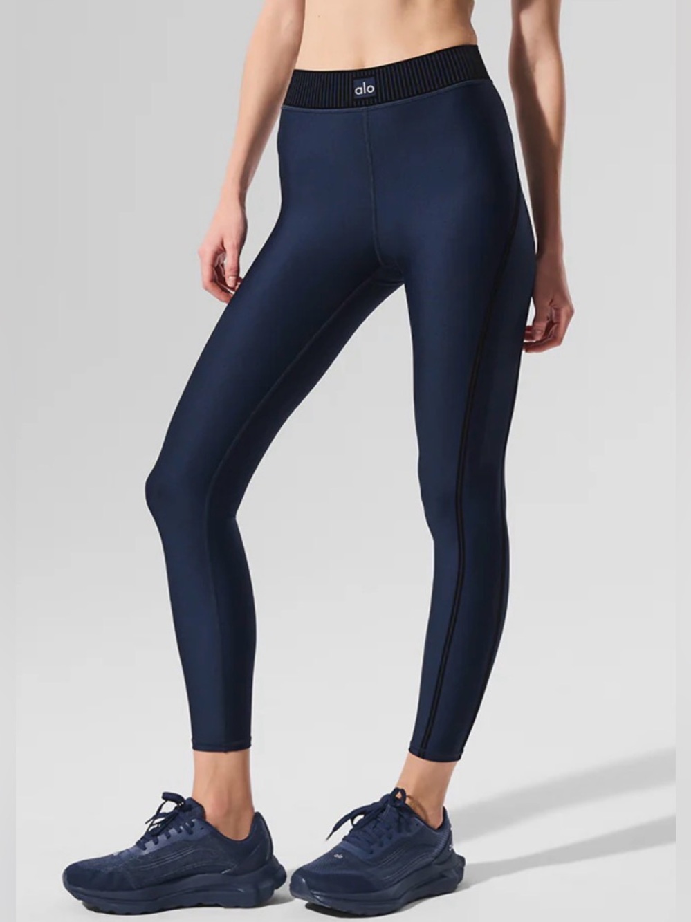 ALO Yoga Navy High-Waist Performance Leggings